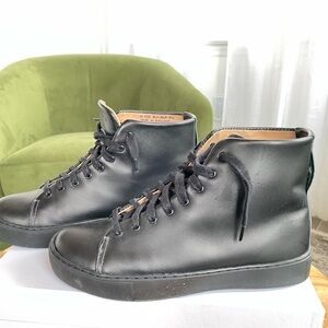 Black High-Top Men's Sneakers